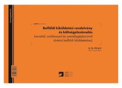 Pátria Nyomtatvány Belföldi kiküldetési rendelvény és költségelszámolás 25x2 lapos tömb A/4 fekvő (b.18-70/uj/v)