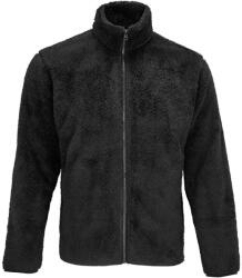 SOL'S Jachetă fleece cu fermoar Finch - Neagră | XS (SOLS-04022-1000350062)