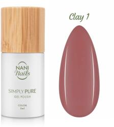 Naní Simply Pure gél lakk 5 ml - Clay