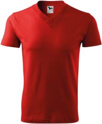 MALFINI Tricou V-neck - Roșie | 2XL (1020717)