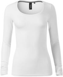 MALFINI Tricou pentru femei cu mânecă lungă Brave - Albă | XS (1560012)