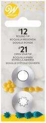 Wilton Cukrászati díszítőcső készlet 2 db - # 012, # 021