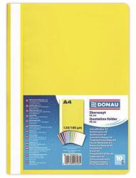 DONAU Gyorsfűző, PP, A4, DONAU, citromsárga, 10db/cs (1702001PL-11)