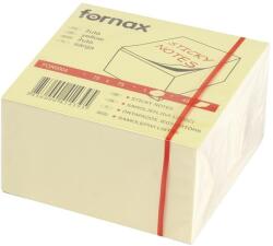 Fornax Jegyzettömb öntapadó, 75x75mm, 450lap, Fornax sárga (A-FOR0004) - tonerpiac