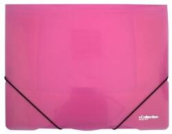 eCollection Gumis mappa E-COLLECTION A4 műanyag pink (2-588)
