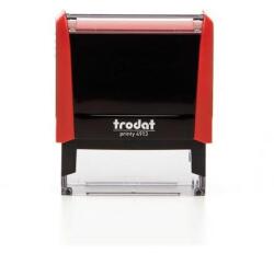 Trodat Bélyegző, TRODAT "Printy 4913", piros ház, fekete párnával (4913P) - tonerpiac