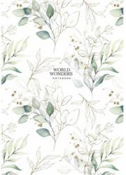 Shkolyaryk Publishing House Jegyzetfüzet, vonalas, A4, 80 lap, keményfedeles, SHKOLYARYK "World Wonders", vegyes (A4-IC-080-779L)