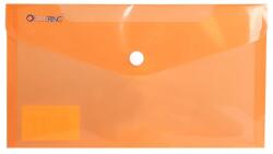 BLUERING Irattartó tasak DL `csekk` patentos PP Bluering® transzparens narancs - tonerpiac
