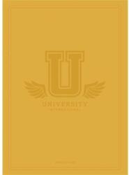 Shkolyaryk Publishing House Füzet, tűzött, A5, kockás, 60 lap, SHKOLYARYK "University International", vegyes (A5-060-5407K)