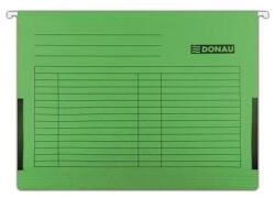 DONAU Függőmappa, oldalvédelemmel, karton, A4, DONAU, zöld, 25db/cs (7420905-06)