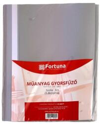 Fortuna Gyorsfűző FORTUNA műanyag szürke 25 db/csomag (FO00094) - tonerpiac