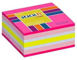 Stickn Öntapadó jegyzettömb STICK`N 51x51mm neon rózsaszín mix 250 lap (21533)