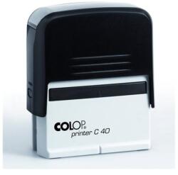 Colop Bélyegző, COLOP "Printer C 40", kék cserepárnával (01374060) - tonerpiac