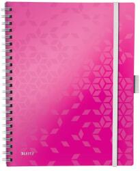 Leitz WOW Active spirálfüzet A4 kockás rózsaszín (46450023)