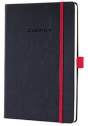 Sigel Jegyzetfüzet, exkluzív, A5, kockás, 97 lap, keményfedeles, SIGEL "Conceptum Red Edition", fekete-piros (CO662)