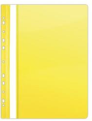 DONAU Gyorsfűző, lefűzhető, PVC, A4, DONAU, citromsárga, 10db/cs (1704001PL-11)
