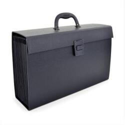 Rapesco Harmonikatáska, 19 rekeszes, RAPESCO, fekete (1555) - tonerpiac