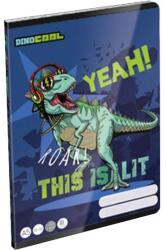 Lizzy Card Füzet LIZZY CARD A5 32 lapos vonalas 12-32 III. osztályos Dino Cool Dino Roar (19991)