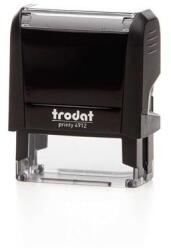 Trodat Bélyegző, TRODAT "Printy 4912", fekete ház, fekete párnával (4912F) - tonerpiac