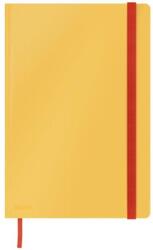 Leitz Beíró, B5, vonalas, 80 lap, keményfedeles, LEITZ "Cosy Soft Touch", melegsárga (44830019) - tonerpiac