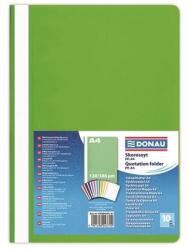 DONAU Gyorsfűző, PP, A4, DONAU, zöld, 10db/cs (1702001PL-06)