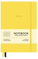 Shkolyaryk Publishing House Jegyzetfüzet, A5, kockás, 96 lap, puhafedeles, SHKOLYARYK "Genius", Citrom (A5-7114K) - tonerpiac