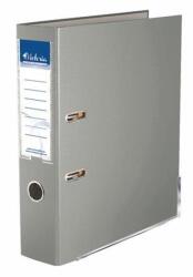 Victoria Iratrendező, 75 mm, A4, PP/karton, élvédő sínnel, VICTORIA, "Basic", szürke