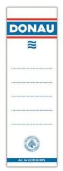 Donau Cserecímke, iratrendezőhöz, öntapadó, 54x153mm, DONAU, fehér, 20db/cs (8375920-09PL)