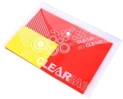 FlexOffice Irattartó tasak, A4, PP, patentos, 180mikron, FLEXOFFICE "FO-CBF05", áttetsző, 10db/cs (FO-CBF05NAT) - tonerpiac