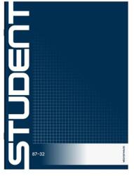ICO Füzet, tűzött, A4, kockás, 32 lap, ICO "Student (7500069000)