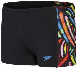Speedo Digital Panel Aquashort Boy Black/Volcanic/Fluo