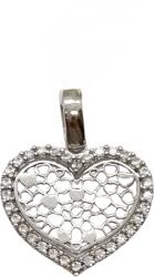 ÉkszerM Fehérarany Szív Medál AU 68428