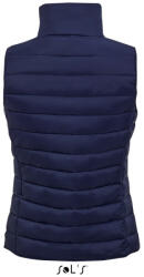 Sol'S Női WAVE könnyű bélelt steppelt mellény, SOL'S SO01437, Navy-2XL (so01437nv-2xl)