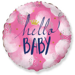 Godan Hello Baby Girl fólia lufi 48 cm MLG312669 (MLG312669)