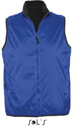 SOL'S Uniszex WINNER vízlepergető mellény polár béléssel, SOL'S SO44001, Royal Blue-2XL (so44001ro-2xl)
