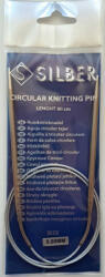  Silber Acél Körkötőtű 80 cm/5mm