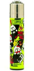  Clipper Heavy Skulls öngyújtó (lime) (CLCLSHS-lim)