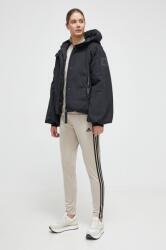 adidas pehelydzseki női, fekete, téli, oversize - fekete M - answear - 128 990 Ft