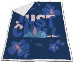 Aymax Disney Lilo és Stitch, A csillagkutya Blue Chill sherpa takaró 130x170cm (AYM077339)