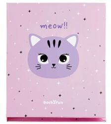 APLI Cicás jegyzetfüzet, öntapadós kiegészítőkkel, APLI Back2Fun, rózsaszín (MR28713) - iroszer24