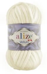 alize Velluto 62 - vajszínü (zsenília fonal, 100g, 68m) (8241)