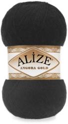 alize Angora Gold 60 - fekete (20% Gyapjú, 80% Akril) (2376)