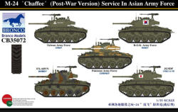 Bronco Models Bronco M-24 Chaffee(Post-War Version) Service In Asia Army force 1: 35 (CB35072)