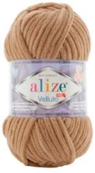 alize Velluto 199 - halványbarna (zsenília fonal, 100g, 68m) (182480)