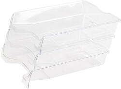 BLUERING Irattálca műanyag 355, 355x255x60mm, Bluering®, víztiszta (350 TRANSPARENT) - iroszer24