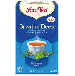 YOGI TEA Yogi Tea® Mély lélegzet bio tea - filter, 17 db , 30, 6 g