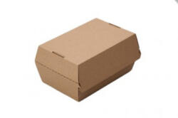  Hamburgeres papírdoboz " Nyomatlan" [130 x 130 x110 mm] [100 db/cs] Kicsi