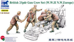 Bronco Models Bronco 25pdr Gun Crew Set 1: 35 (CB35108)