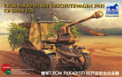 Bronco Models Bronco 7.5cm Pak40(Sf) auf Geschutzwagen 39H(f) 1: 35 (CB35004)