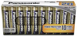 Panasonic tartós elem (AAA, LR03EPS, 1.5V, alkáli) 20db / csomag (LR03EPS/20CBE)